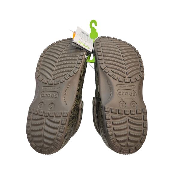 Crocs Classic Clog Mens 7 Womens 9 Veil Camo Hunting OutdoorComfort Sandals